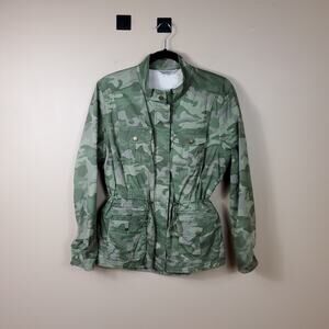 L.L. Bean Jacket Women’s Freeport Field Fuzzy Pocket Cargo Coat Jacket Size M
